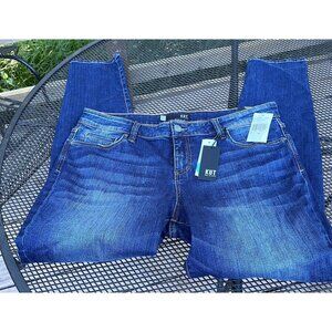 NWT Kut From the Kloth Womens Mid Rise Toothpick Skinny Denim Blue Jeans Size 16
